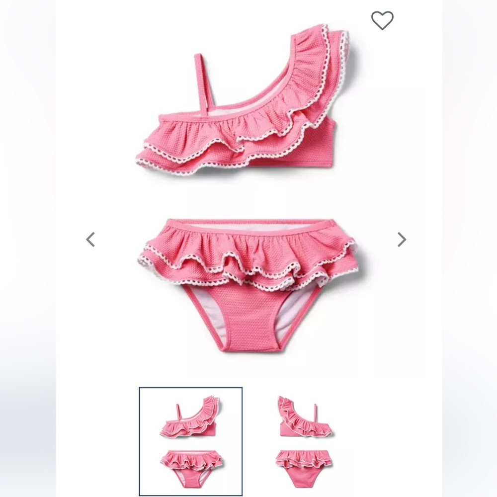BNWT Baby Girl 18-24mos pink ruffle swimsuit